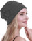 osvyo Chemo Kopfbedeckung für Damen,Turban Mütze für Frauen, Krebs Beanie Haarausfall versiegelte Verpackung Mittelgrau