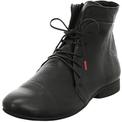 THINK! Damen Guad chromfrei gegerbte Leder gefütterte Stiefelette, 0000 SCHWARZ, 42 EU