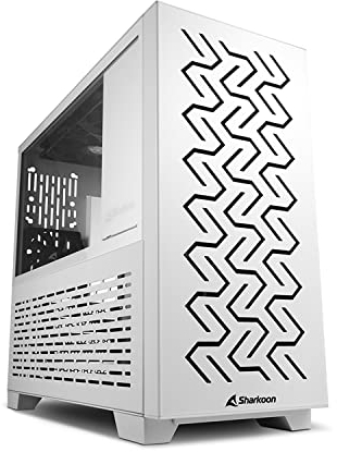 Sharkoon MS-Z1000 White, Micro-ATX PC Gehäuse, Weiß
