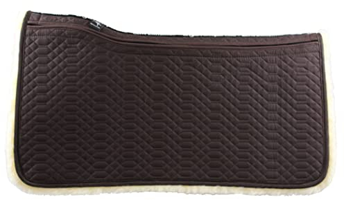Engel Reitsport | Lammfell Korrektur Westernpad WPAD1AP -MOC-MED Square aufpolsterbar Mocca/Med. Universal