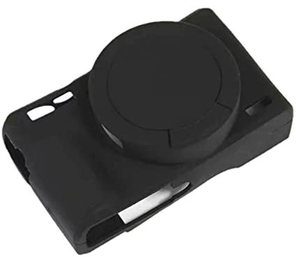 Kameratasche Tasche Weich Silikon Schwarz Stoßfest Armor Skin Body Cover Protector für Canon PowerShot G5X Mark II Digitalkamera