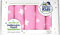 ClevereKids | Moltontücher Flanellwindeln Spucktücher | 5er-Pack | 75 x 80 | Tiere und Sterne | Oeko-TEX | Kuschelqualität (Stern rosa-weiß)