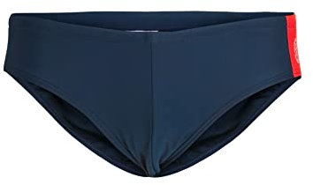 JACK & JONES Costume a slip con inserto di tessuto sul fianco. Blu