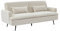 Schlafsofa, 2-3 Sitzer, Metallfüße und weißer Bouclé-Bezug, B 210 x T111 x H48cm - John
