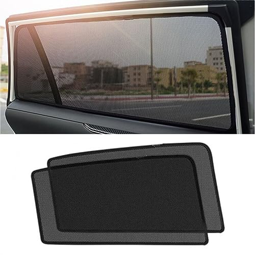 TAKENE Auto Sonnenschutz Seitenscheiben für BMW 2er F22 Coupe 2013-2018 2019 2020 2021 2022, Magnetisch Sonnenschutz Vorhang Wärmeisoliert Atmungsaktiv, Schützt Mitfahrer Und Kinder,2PCS Rear Side