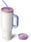 bottlebottle BOTTLE BOTTLE Tasse isotherme 1200 ml, Mug avec paille et poignée, Tasse avec paille sous vide en acier inoxydable pour cadeaux, fêtes, bureau, Café (yaourt)