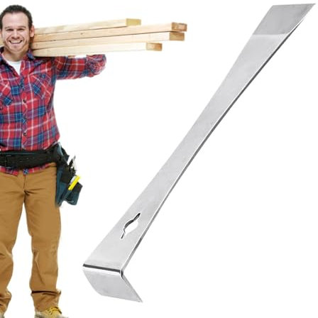 Barre de biche en acier inoxydable, pied-de-biche en acier inoxydable, ensemble de grattoirs en acier inoxydable, outil de retrait de plinthe, extracteur de clous en métal de poche, barre plate,