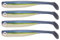 Zanderbait 16cm Bitterling, Angelköder, Kunstköder, Zanderbait, Zanderköder, Softbait, Gummifisch, Gummiköder, Lieferumfang 4 Stück.
