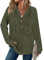 Women Sweatshirts Long Sleeve Hoodies Tops for Womens UK Christmas Jumpers for Women Casual Loose Lightweight Winter Clothes for Ladies Army Green