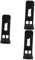 Hemobllo 3pcs Magnetic Shaped Wall Mount Bracket for Leveling Tools Multi-Functional Hanger for Easy Installation and Accurate Positioning Home and Projects