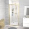 Nes Home 900 x 1850mm Shower Enclosure Pivot Door Brushed Brass