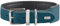HUNTER Hundehalsband Malta, Farbe: Petrol, aus gefettetem Softvollrindleder, weich unterlegt, strapazierfähig, Brillante Farben, handgefertigt, Made in Germany, Größe: 50