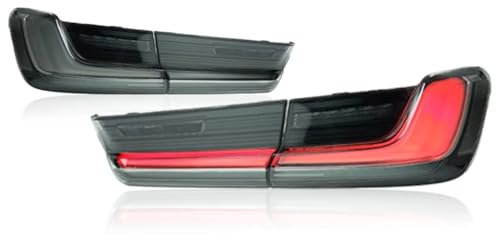 WLLLLa Auto Rückleuchten für BMW 3 Series G20 2019 2020 2021 2022 2023 2024,Auto Heckstoßstange Rücklicht Reflektor Licht Satz Autozubehör