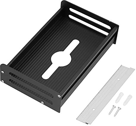 ANKROYU Porte-Papier Toilette en Aluminium, étanche, antirouille, indéformable, Montage Mural, pour Salle de Bain, hôtel, hébergement chez l'habitant, Noir, 22 x 13 x 5 cm