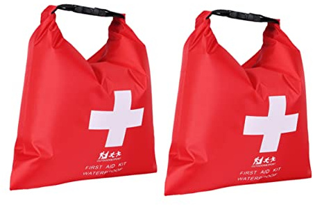 SAFIGLE 2 Stück Notfalltasche Aus Nylon Schwimmender Packsack Für Rafting Kajak Paddeln Komprimierbare Aufbewahrungstasche Für Outdoor Wassersport