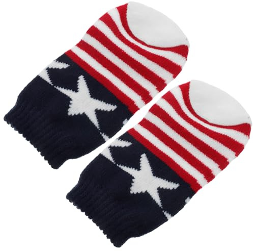 Milisten 2pcs Knit Cup Sleeves 8x16cm Insulated Woolen Mug Cozy Covers with Star Pattern, Heat and Cold Protection for Coffee and Tea Cups, Water Bottle Sleeve Protector for Home and Travel
