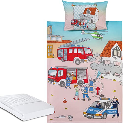 Erwin Müller Kinder-Bettwäsche Sparpaket 3-TLG. bunt Größe 80x80 cm / 135x200 cm + 100x200 cm
