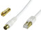 cordon balun - rj45 mâle / tv 9.52 mm mâle - privilège - 2 mètres + adaptateur - erard 4981