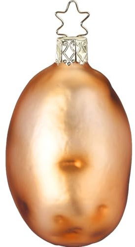 Inge Glas - Christbaumschmuck, Baumschmuck - Kartoffel - Glas - mundgeblasen - Größe: 7,5cm