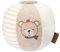 Fehn Activity Stoffball Esel & Teddy fehnNATUR - Spielball mit Bio Baumwolle - Ball Babyspielzeug mit Rassel - Greifball zur Förderung der Motorik - Spielzeug für Babys & Kleinkinder ab 0+ Monaten