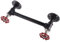 Vintage Industrial Pipe Towel Rail-Wall Mounted Retro Toilet Roll Holder-Kitchen Towel Rack Hook for Bathroom Kitchen-Bathroom Accessories-Black (B)