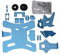 BLV Ender 3 Pro 3D Printer Upgrade kit Dual Driver Extruder Screws Heat Bed Plate Also Compatible with Ender 3 Pro V2, Not Including MGN12 Linear Rails kit