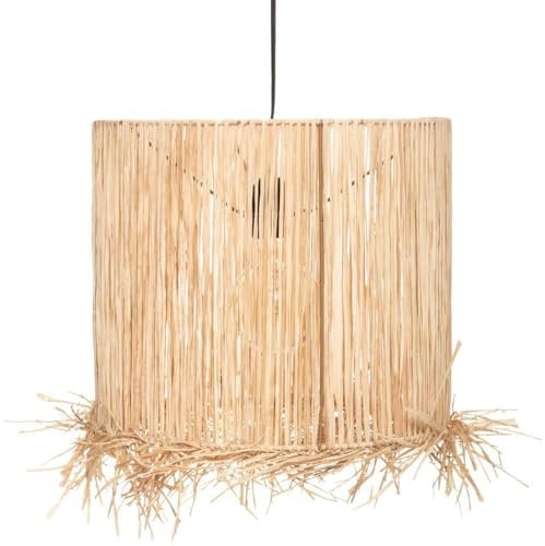 Atmosphera - Suspension Hacienda - raphia H38 cm