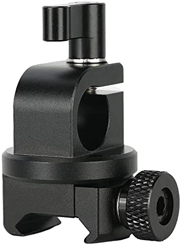 NICEYRIG 15 mm Stabklemme mit NATO-Klemme,NATO Clamp to 15mm Rod Clamp, 15mm Stangenhalter zu NATO-Klemme für DSLR/Spiegellose Kamera Rig, Monitor Rig, Follow Focus
