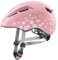 uvex Kid 2 cc - Leichter Kinder-Helm für Kinder - individuelle Größenanpassung - erweiterbar mit LED-Licht - pink Polka - 46-52 cm