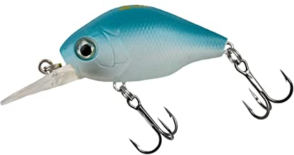 Nasty Bait Slinky | Crankbait | Wobbler I Angelköder | Länge 4,5cm - 1,77 | Gewicht 8g | 3D-Augen | BKK Premium Drillingshaken | UV aktive Modelle | schwimmend | für Barsch, Hecht und Zande