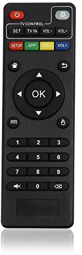 Télécommande de Rechange 3 en 1 pour Android Box x96 Mini - Compatible avec MXQ Pro H96+ M9X X96 M8 - Noir