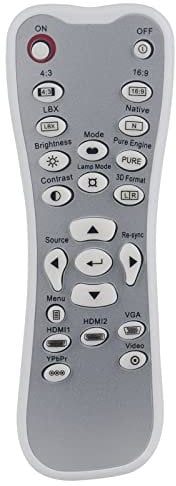 VINABTY New Projector Replacement Remote Control HD25 HD25-LV Remote Control Replaced Compatible with Optoma HD25 HD25-LV BR-3037B Projector Replacement Remote Control BR-3037B hd25 hd25-lv br-3037b