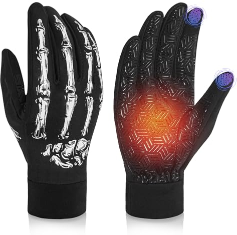 RIGWARL 12°C -18°C Verbesserte Winterhandschuhe für kaltes Wetter, wasserdichte Skihandschuhe für Herren Damen mit Touchscreen, Autofahrerhandschuhe zum Laufen, Wandern, Spazieren und im Schnee