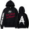 Silver Basic Rapper Anuel AA Stampato Felpe con Cappuccio 2D Real Hasta La Muerte Felpa Uomo Donna Giacca Pullover M,BlackWhite-1