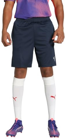 PUMA IndividualLIGA Training Shorts 2 (Open Pockets) - Pantaloncini Lavorati a Maglia Uomo, Club Navy, 659519 XXL
