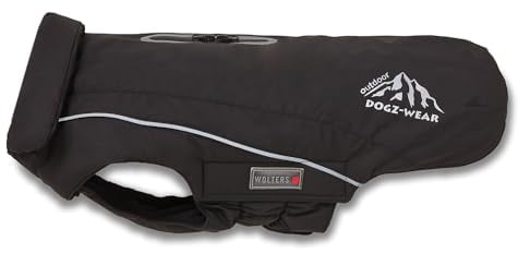 Wolters Skijacke Dogz Wear für Mops & Co., Größe:34 cm, Farbe:schwarz
