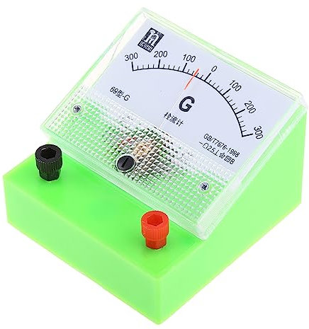 Casa Galvanometro Sensore di corrente scientifica Amperometro sensibile Rilevatore di corrente elettrica Display analogico Strumento educativo Amperometro Accessori Voltmetro Morsetto Piccolo Shunt