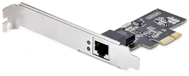 StarTech.com Scheda di Rete PCIe a 1 porta da 2,5 Gbps, scheda NIC, Intel I225-V, scheda di interfaccia Ethernet multi-Gigabit