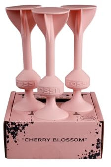 TOSSIT Jeu Fléchette Ventouse, Pétanque Intérieur Extérieur pour Sol et Mur, Silicone Puissant et Durable, Limited Edition Expansion Pack, Cherry Blossom