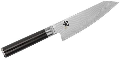 KAI Shun Classic Kiritsuke 15 cm Klingenlänge - Damastmesser 32 Lagen VG MAX Kern - 61 (±1) HRC - Pakkaholzgriff - Made in Japan - japanisches Kochmesser Küchenmesser geschmiedet