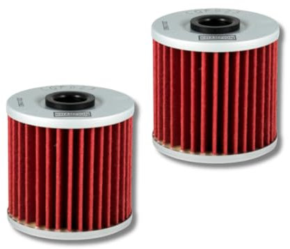 RIDE AND CUSTOM Set di 2 filtri olio compatibili con HONDA VT 600 C SHADOW PIGNONE A DENTI FINI 1988-1988