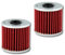 RIDE AND CUSTOM Set di 2 filtri olio compatibili con HONDA VT 600 C SHADOW PIGNONE A DENTI FINI 1988-1988