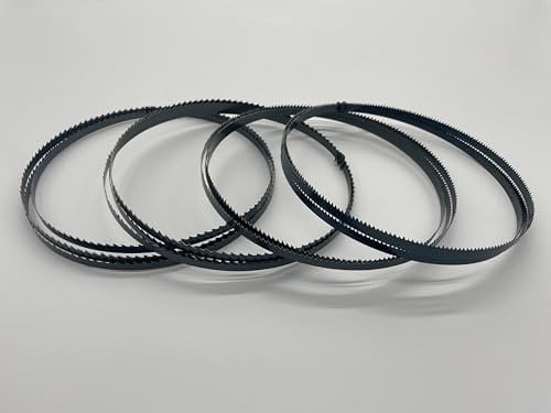 AYAO Assortiment de lames de scie à ruban à dents de 1400 mm, lot de 4 : 6TPI, 8TPI, 10TPI, 12TPI pour bois en Acier à haute teneur en carbone