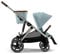 CYBEX Gold Kinderwagen GAZELLE S, Ab Geburt bis ca. 4 Jahre, Max. 22 kg (Single-Modus) / 2x 22 kg (Duo-Modus), All-in-1-System mit 20+ Konfigurationen, Stormy Blue