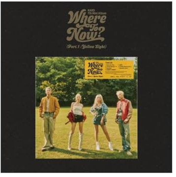 KARD - 7th Mini Album Where To Now? Part.1 : Yellow Night CD+Folded Poster (No Poster (CD Only))