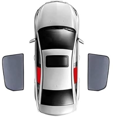 CRTATE Car Side Window Sun Shade, for Volvo XC40 2018-2023 2024 Magnetic Auto Visor Shade Blinds Shield UV Protection Sun Shade Visor,B 2pcs rear doors