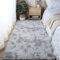 Générique Tapis à Poils Longs à Poils Longs pour Salon Chambre à Coucher, Moelleux Antidérapant Lavable Tapis Moderne de Haute Qualité pour Chambres d'enfants, Couloirs, Cuisines,Water Gray,40x60cm