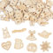 100 Stück Oktoberfest Streudeko Holz, Bayerische Oktoberfest Tischdeko, Holz Konfetti Edelweiß Bier Hut Kleid, für Bayrische Oktoberfest Party, 3-4CM (B-Oktoberfest Deko)