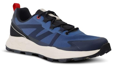 Regatta Mens Leighton Trainers - Dark Denim Poppy Red - 9UK