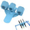Krankenschwester Zubehör,Pflege Nurse Pen Holder Accessories Clip für Kasack Organizer Stifthalter Stiftehalter Notizbuch Altenpflege Halter Kalender Stift Tasche Arbeit Blau Buch Einziehbarer Gadgets